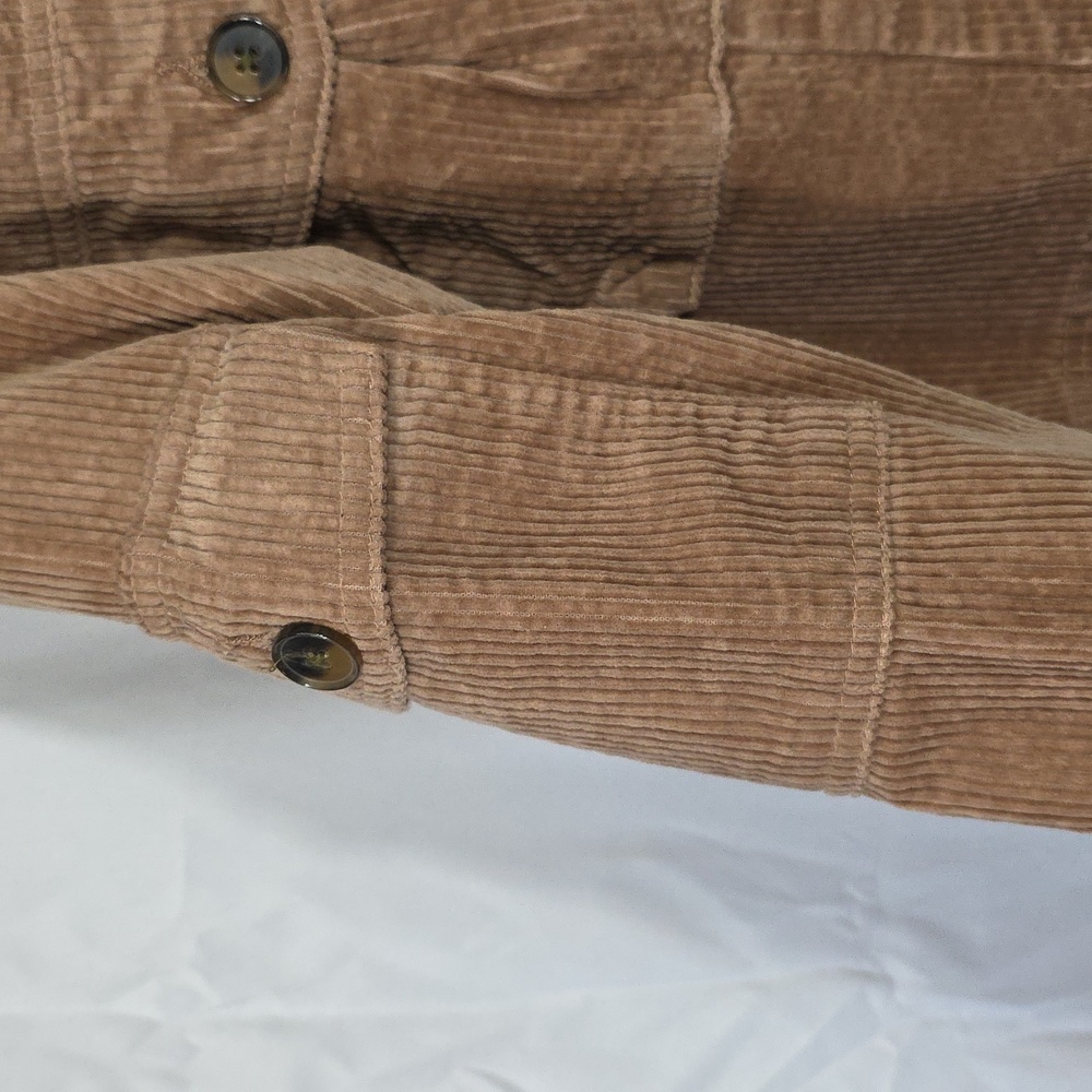 Forever 21 Brown (Cocoa) Corduroy Utility Jacket Womens Size Small (W600) - Picture 5 of 7